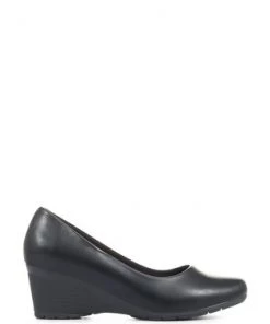 Pavers Paver Black Faux Leather Wedge Pumps 11 Pavers Paver Black Faux Leather Wedge Pumps -Pavers Sales Shop unnamed file 2511