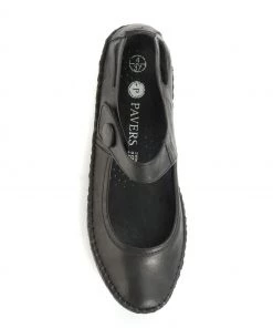 Pavers Black Leather Touch Fastening Mary Janes Pumps -Pavers Sales Shop unnamed file 2521 scaled