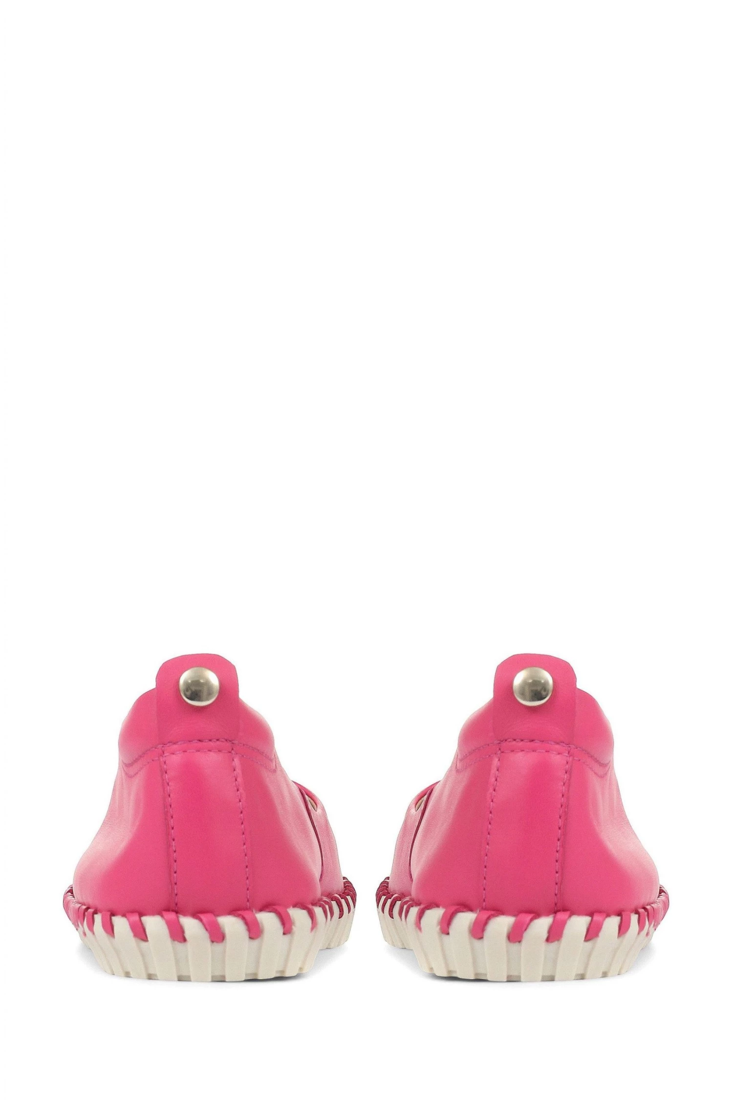 Pavers Purple Leather Ballet Pumps 3 Pavers Purple Leather Ballet Pumps - Image 3