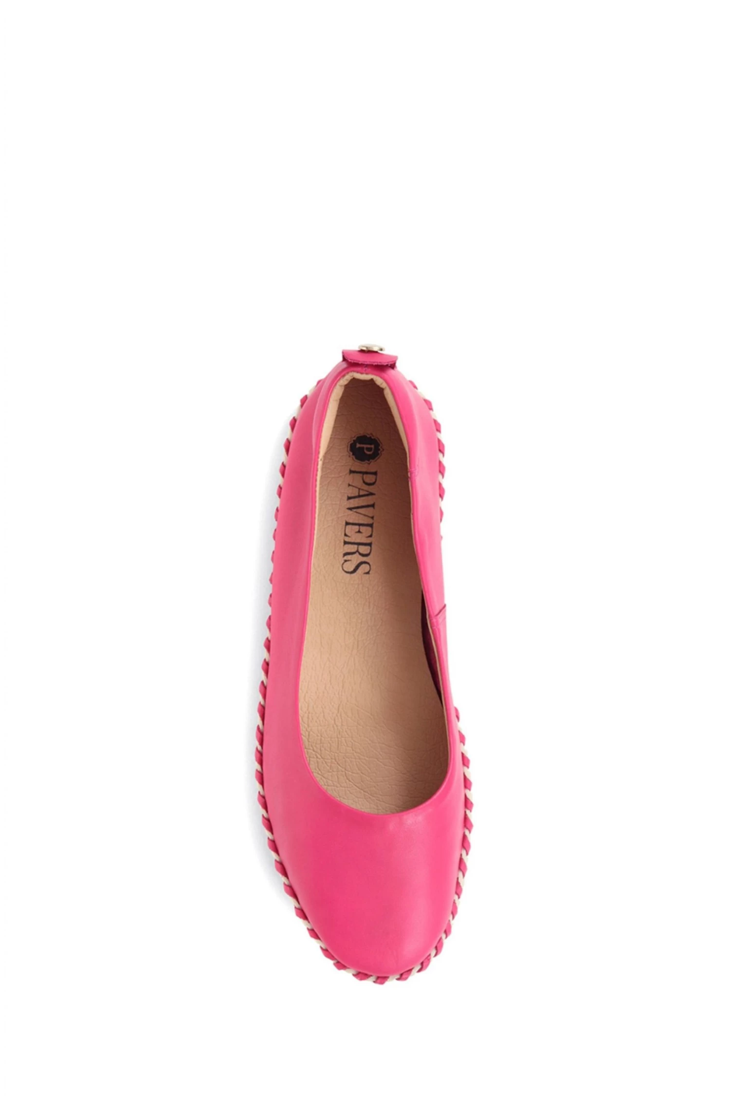 Pavers Purple Leather Ballet Pumps 4 Pavers Purple Leather Ballet Pumps - Image 4