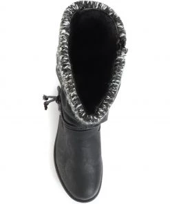 Pavers Ladies Black Wide Fit Casual Mid-Calf Boots -Pavers Sales Shop unnamed file 2569 scaled