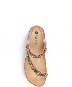 Pavers Gold Ladies Embellished Toe-Post Sandals 9 Pavers Gold Ladies Embellished Toe-Post Sandals -Pavers Sales Shop unnamed file 2575 scaled