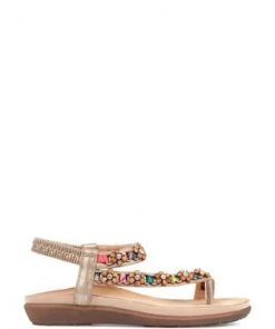 Pavers Gold Ladies Embellished Toe-Post Sandals 11 Pavers Gold Ladies Embellished Toe-Post Sandals -Pavers Sales Shop unnamed file 2577