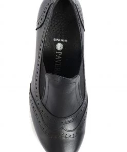 Pavers Black Ladies Leather Heeled Shoes -Pavers Sales Shop unnamed file 2593 scaled