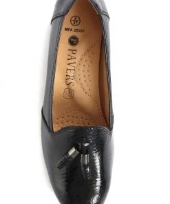 Pavers Ladies Black Patent Leather Loafers -Pavers Sales Shop unnamed file 2617 scaled