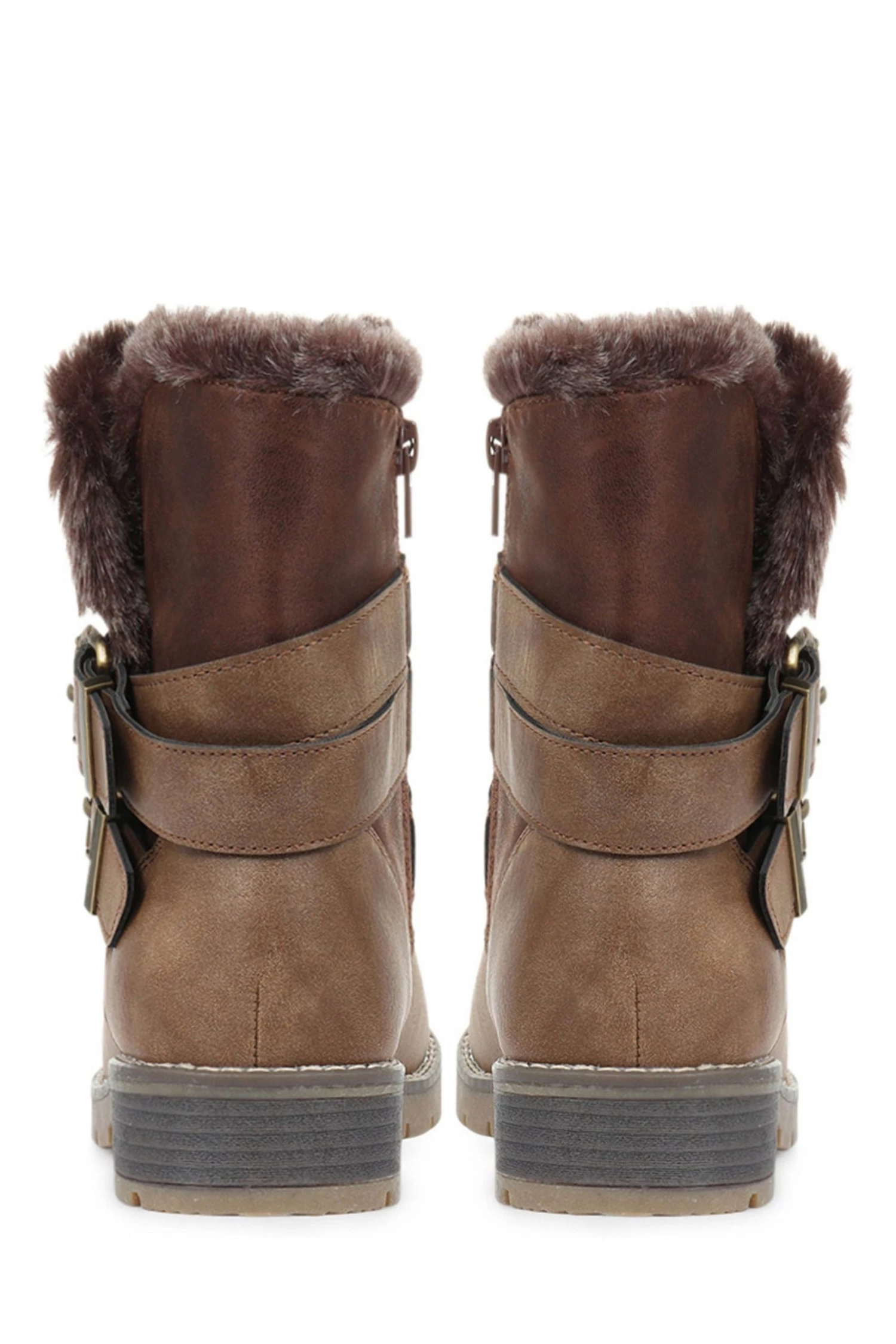 Pavers Ladies Brown Casual Ankle Boots 3 Pavers Ladies Brown Casual Ankle Boots - Image 3