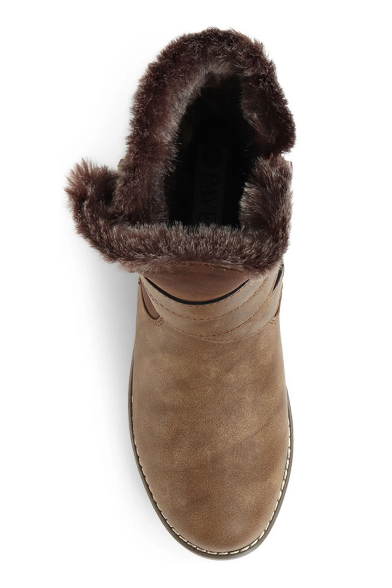 Pavers Ladies Brown Casual Ankle Boots 4 Pavers Ladies Brown Casual Ankle Boots - Image 4