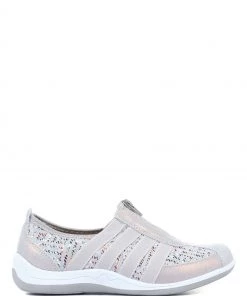 Pavers Ladies Blue Casual Zip Up Trainers