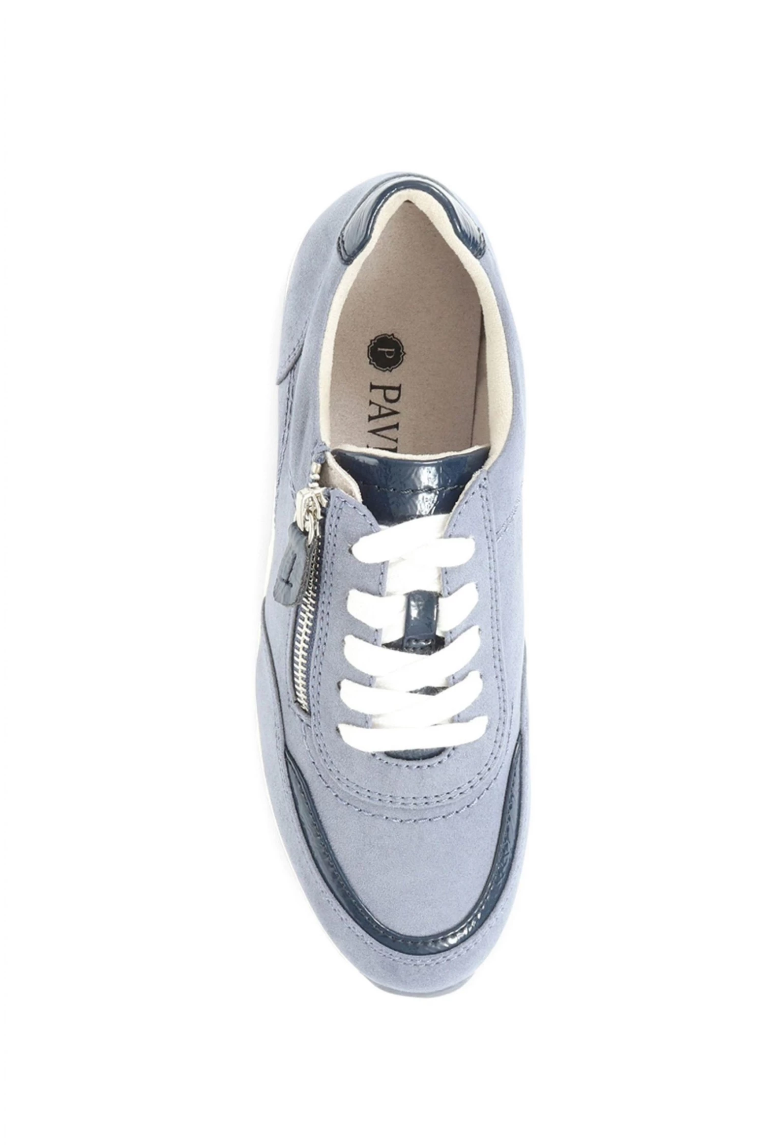 Pavers Blue Lightweight Wedge Trainers 4 Pavers Blue Lightweight Wedge Trainers - Image 4