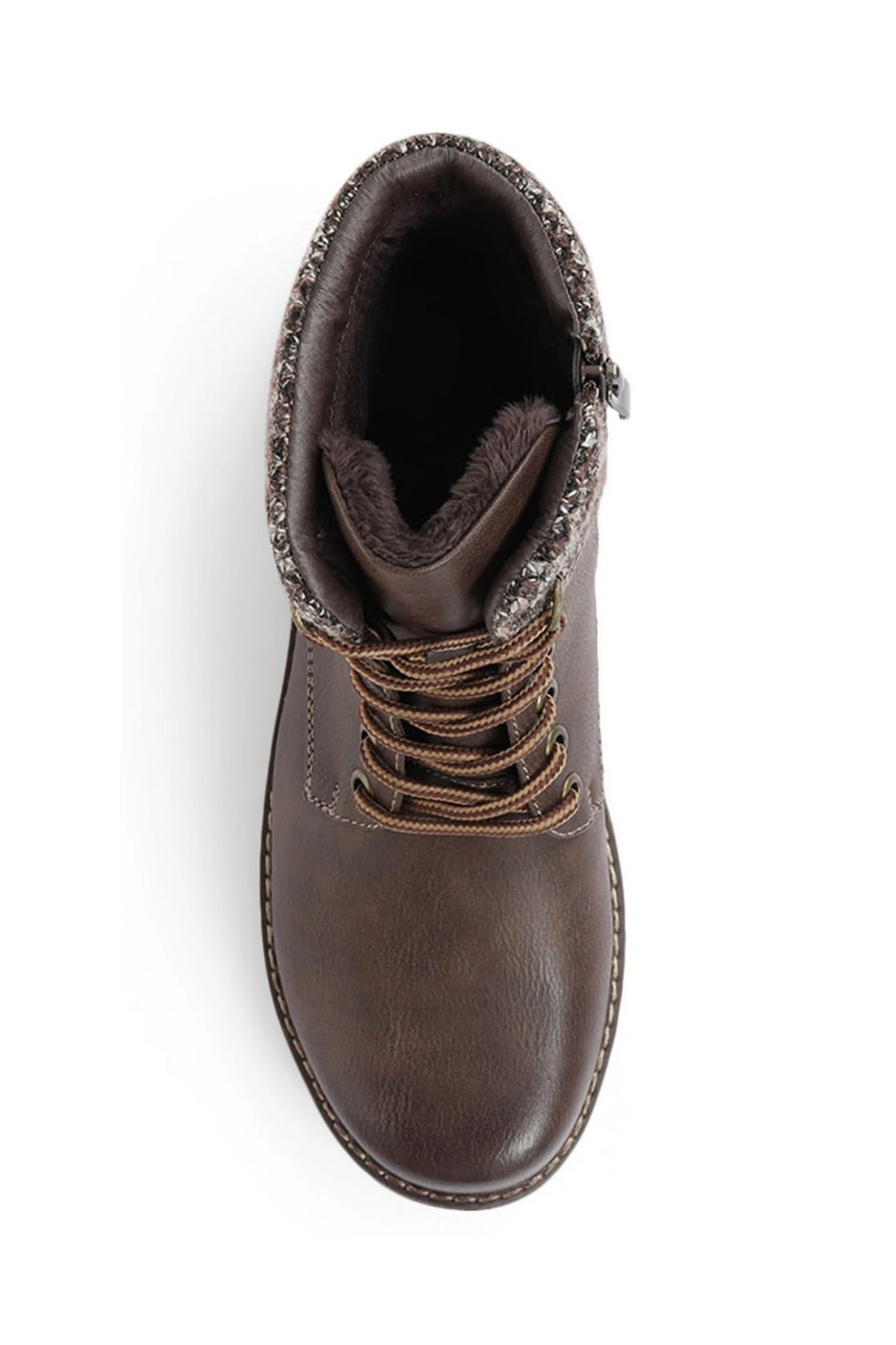 Pavers Ladies Brown Ankle Boots 4 Pavers Ladies Brown Ankle Boots - Image 4