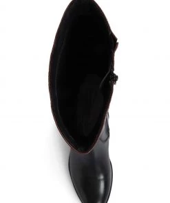 Pavers Black Brown Ladies Leather Knee High Boots -Pavers Sales Shop unnamed file 2735 scaled