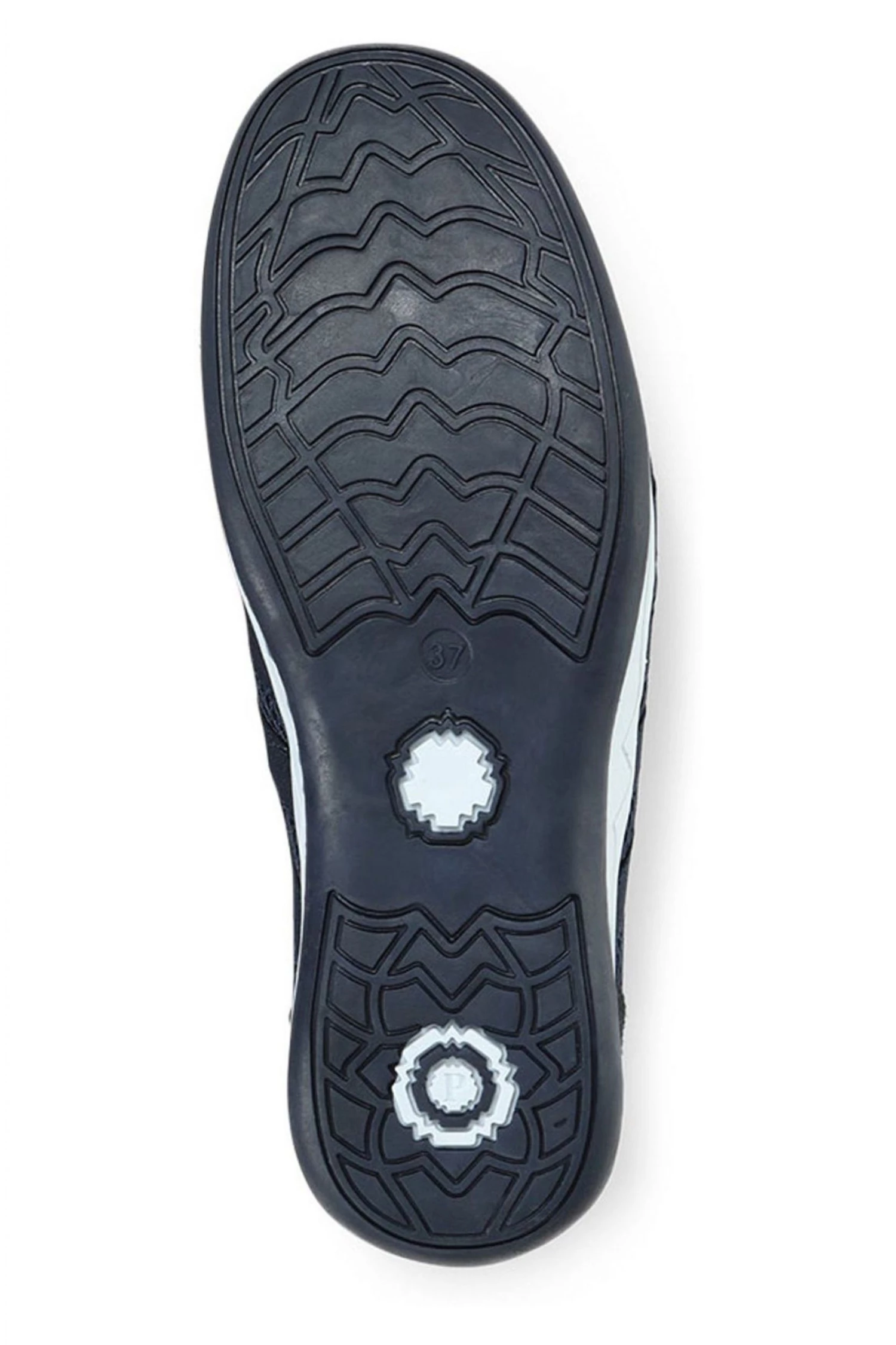 Pavers Blue Ladies Casual Zip Up Trainers 4 Pavers Blue Ladies Casual Zip Up Trainers - Image 4