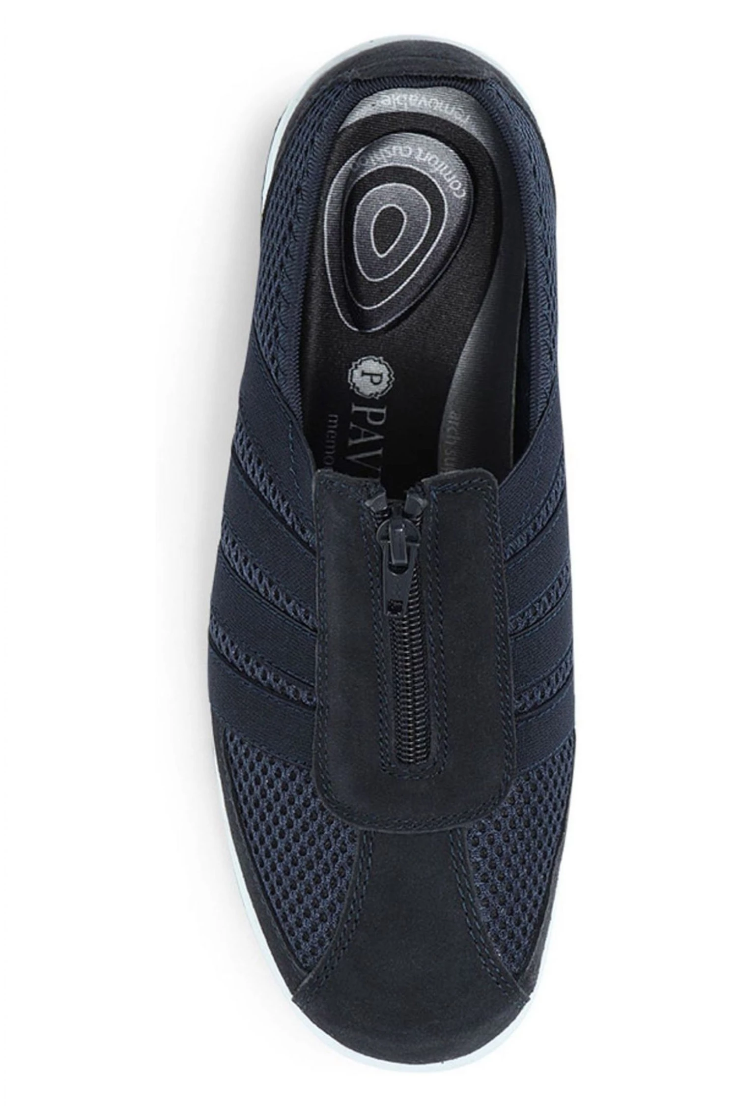 Pavers Blue Ladies Casual Zip Up Trainers 5 Pavers Blue Ladies Casual Zip Up Trainers - Image 5