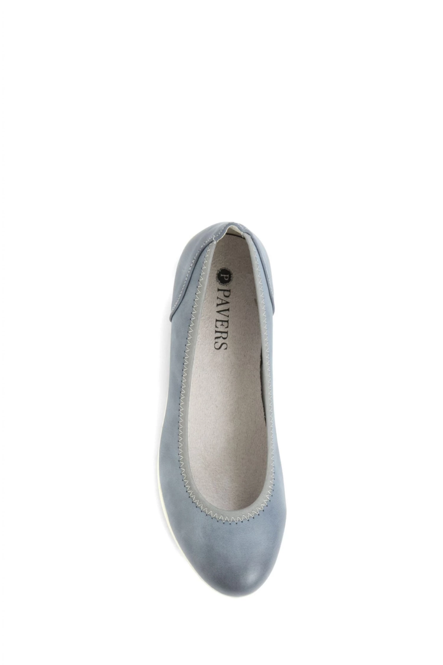 Pavers Blue Ballet Pumps 4 Pavers Blue Ballet Pumps - Image 4