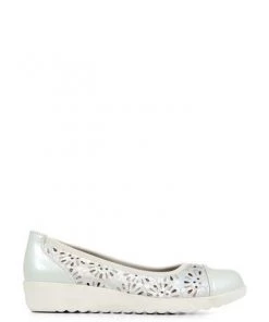 Pavers Silver Lightweight Ballerina Pumps 11 Pavers Silver Lightweight Ballerina Pumps -Pavers Sales Shop unnamed file 2798