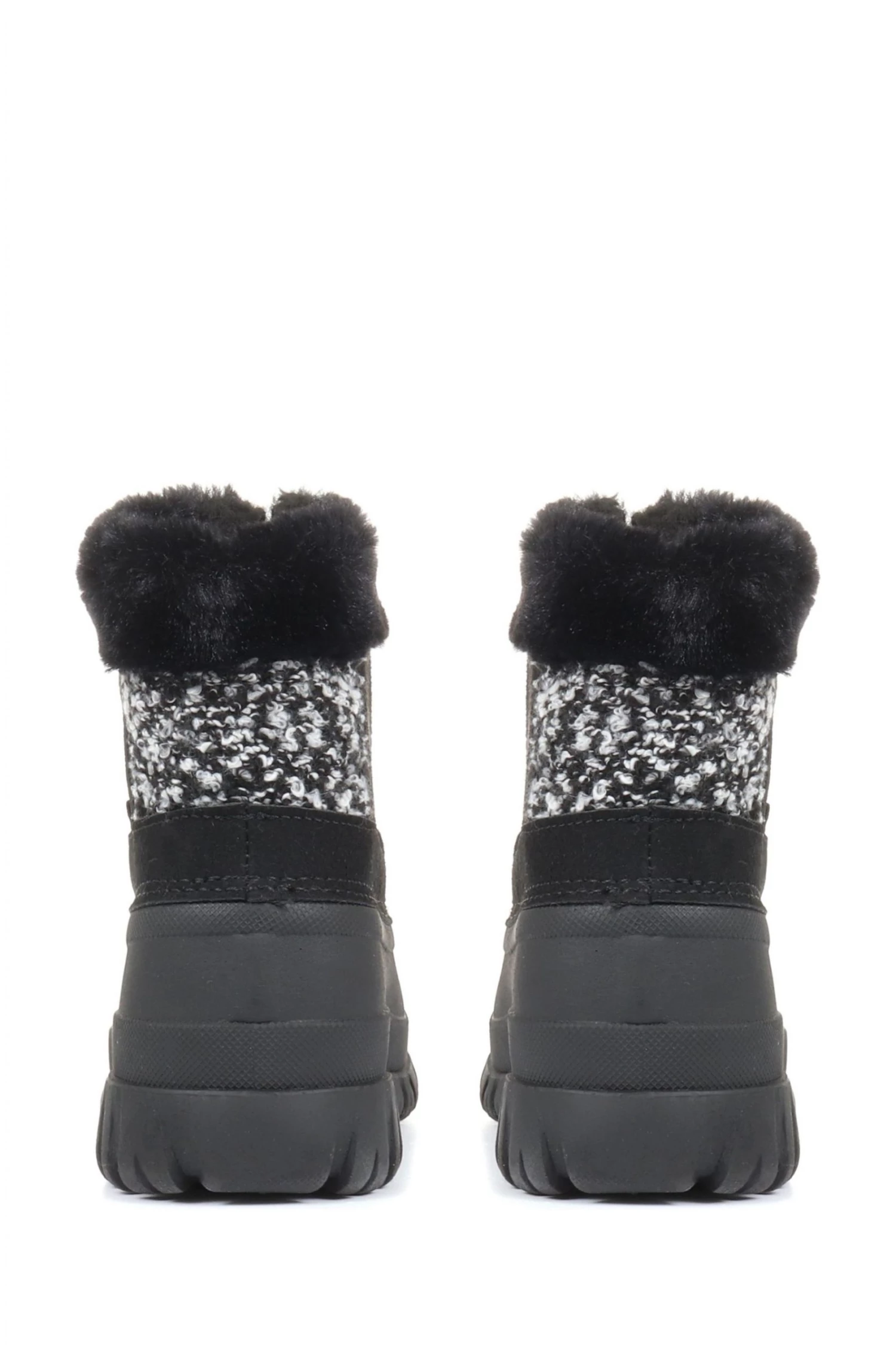 Pavers Ladies Black Ankle Snow Boots 5 Pavers Ladies Black Ankle Snow Boots - Image 5