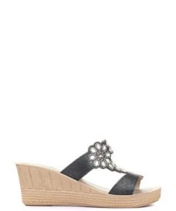 Pavers Ladies Black Wedge Mule Sandals 11 Pavers Ladies Black Wedge Mule Sandals -Pavers Sales Shop unnamed file 2804