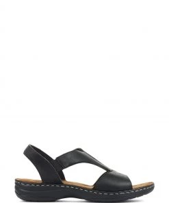 Pavers Ladies Wide Fit Sling-Back Leather Sandals