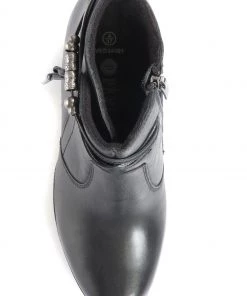 Pavers Ladies Black Leather Heeled Ankle Boots 9 Pavers Ladies Black Leather Heeled Ankle Boots -Pavers Sales Shop unnamed file 283 scaled