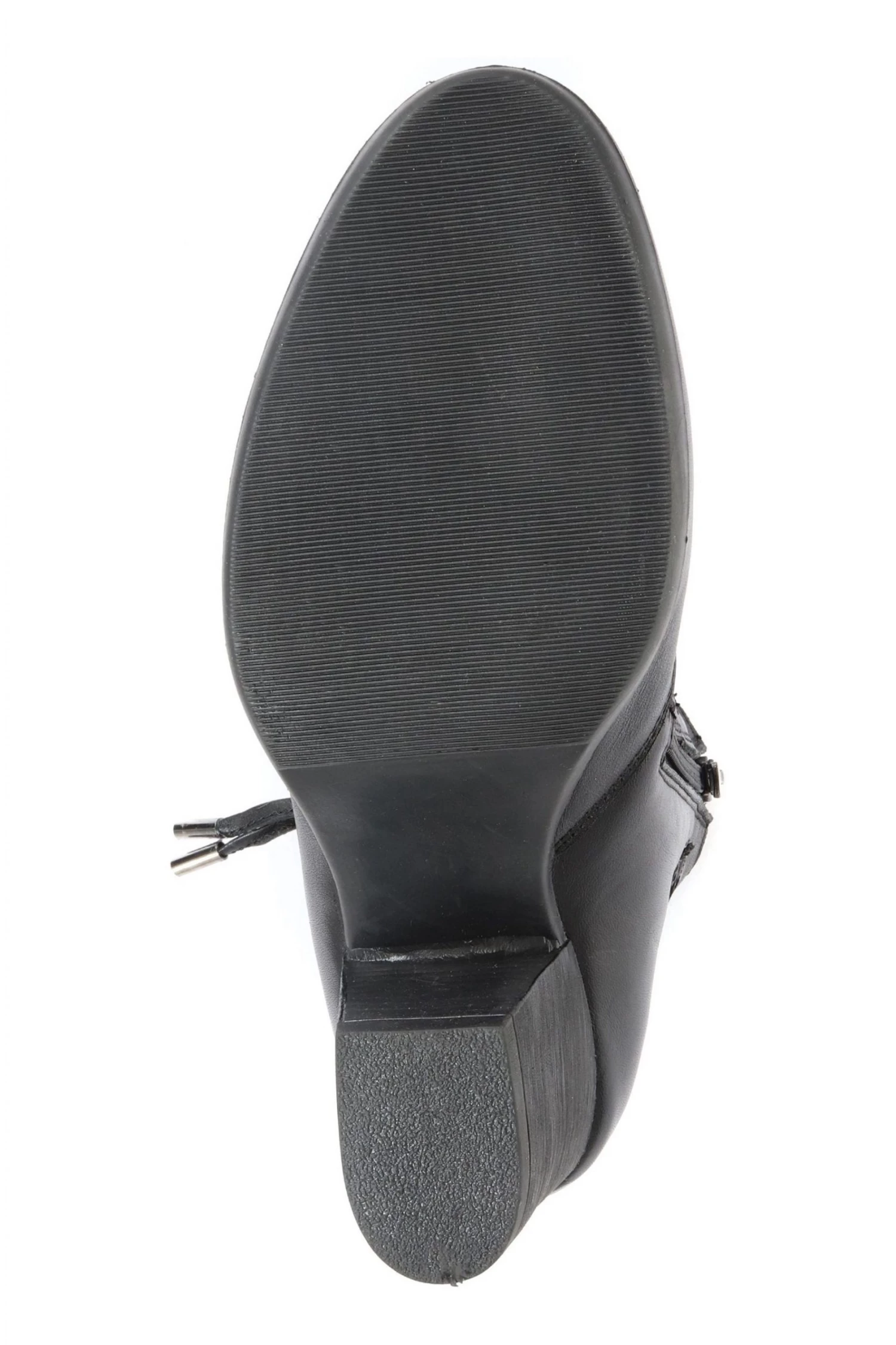 Pavers Ladies Black Leather Heeled Ankle Boots 5 Pavers Ladies Black Leather Heeled Ankle Boots - Image 5