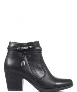 Pavers Ladies Black Leather Heeled Ankle Boots 11 Pavers Ladies Black Leather Heeled Ankle Boots -Pavers Sales Shop unnamed file 285