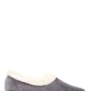 Pavers Ladies Grey Full Slippers