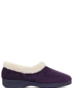 Pavers Purple Ladies Full Slippers