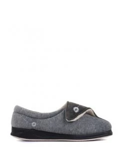 Pavers Grey Ladies Touch Fasten Full Slippers With Permalose Sole 11 Pavers Grey Ladies Touch Fasten Full Slippers With Permalose Sole -Pavers Sales Shop unnamed file 2903