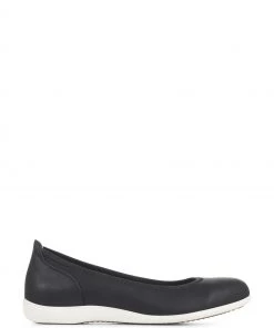 Pavers Black Ballet Pumps