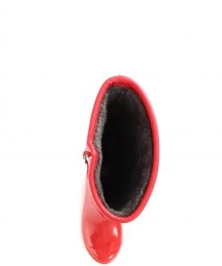 Pavers Ladies Red Patent Fleece Lined Wellies -Pavers Sales Shop unnamed file 2942 scaled