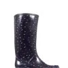 Pavers Ladies Blue Polka Dot Wellington Boots