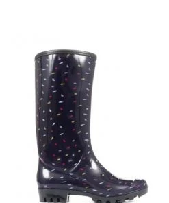Pavers Ladies Blue Polka Dot Wellington Boots -Pavers Sales Shop unnamed file 2950