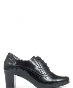 Pavers Ladies Black Lace-Up Heeled Ankle Boots 11 Pavers Ladies Black Lace-Up Heeled Ankle Boots -Pavers Sales Shop unnamed file 309