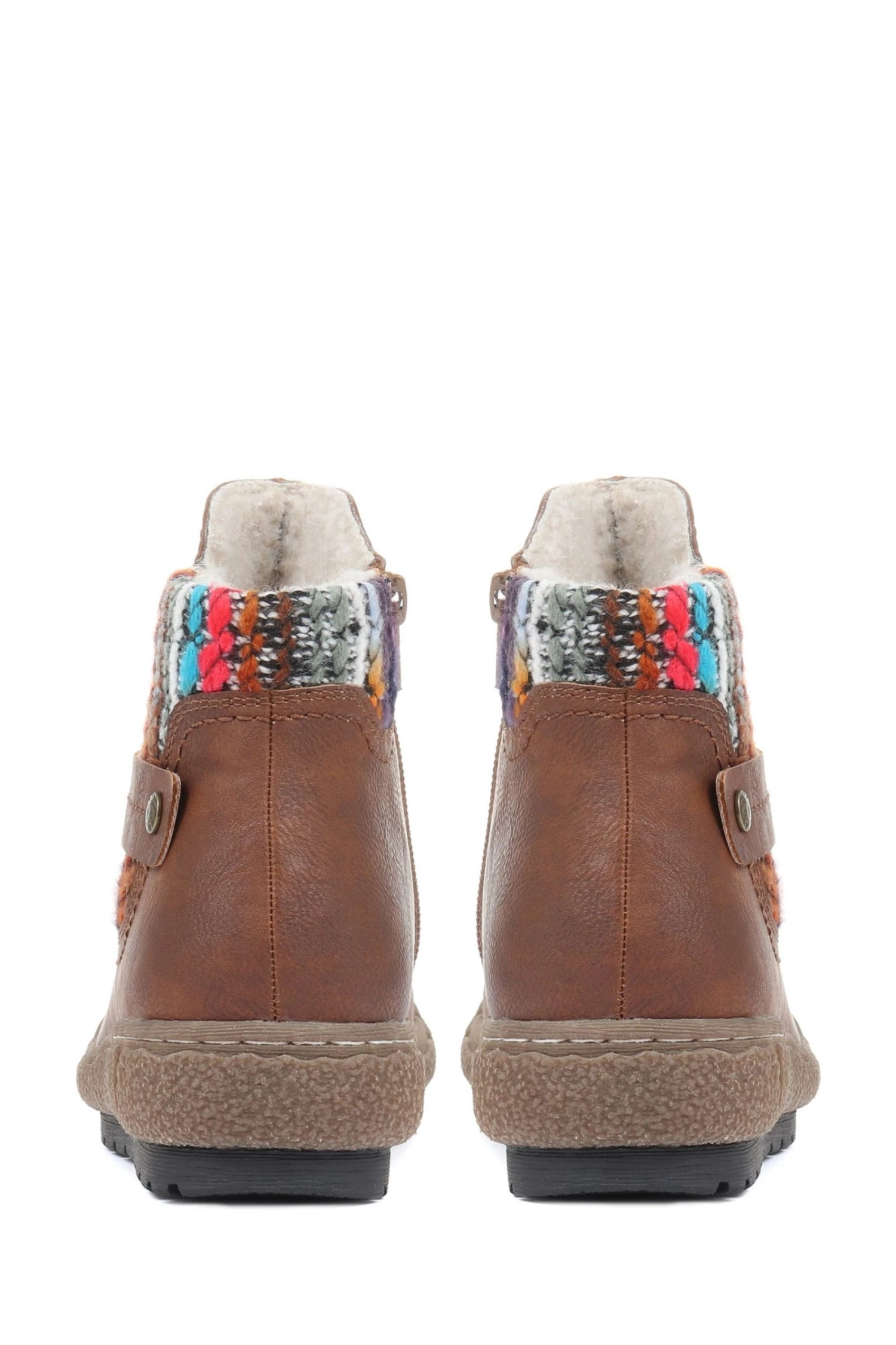 Pavers Tan Ladies Ankle Boots 3 Pavers Tan Ladies Ankle Boots - Image 3