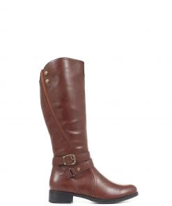 Pavers Brown Tall Rider Boots