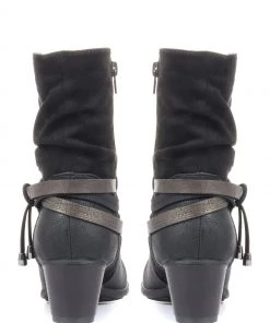 Pavers Ladies Black Heeled Mid-Calf Boots -Pavers Sales Shop unnamed file 376 scaled