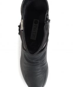 Pavers Ladies Black Heeled Mid-Calf Boots -Pavers Sales Shop unnamed file 378 scaled