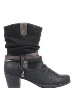 Pavers Ladies Black Heeled Mid-Calf Boots -Pavers Sales Shop unnamed file 380