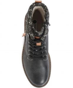 Pavers Ladies Black Knitted Cuff Ankle Boots 9 Pavers Ladies Black Knitted Cuff Ankle Boots -Pavers Sales Shop unnamed file 390 scaled