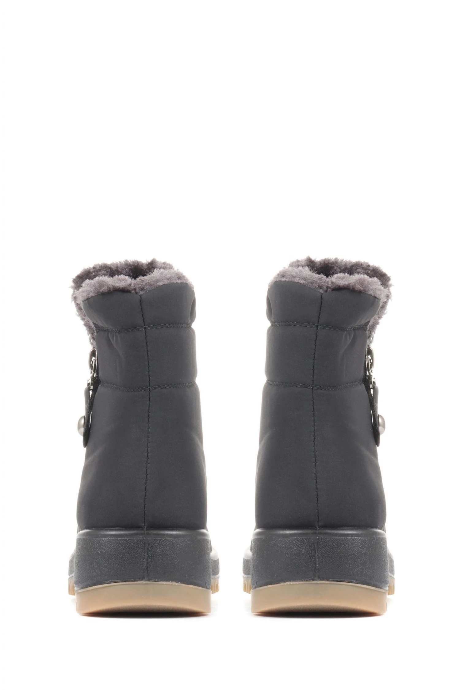 Pavers Ladies Black Shower Proof Padded Boots 3 Pavers Ladies Black Shower Proof Padded Boots - Image 3