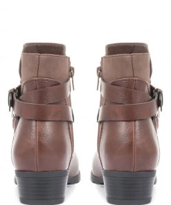 Pavers Ladies Brown Flat Ankle Boots 8 Pavers Ladies Brown Flat Ankle Boots -Pavers Sales Shop unnamed file 413 scaled