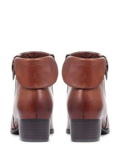 Pavers Tan Cognac Leather Ladies Ankle Boots -Pavers Sales Shop unnamed file 431 scaled