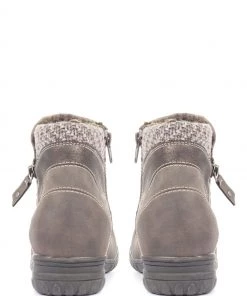 Pavers Ladies Brown Ruched Ankle Boots -Pavers Sales Shop unnamed file 467 scaled