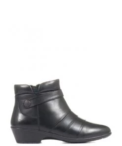 Pavers Black Leather Ladies Ankle Boots -Pavers Sales Shop unnamed file 47