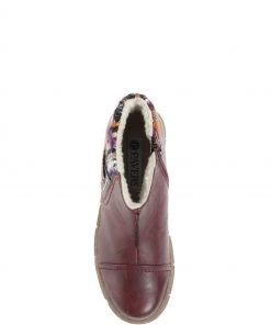 Pavers Burgundy Ladies Ankle Boots -Pavers Sales Shop unnamed file 492 scaled