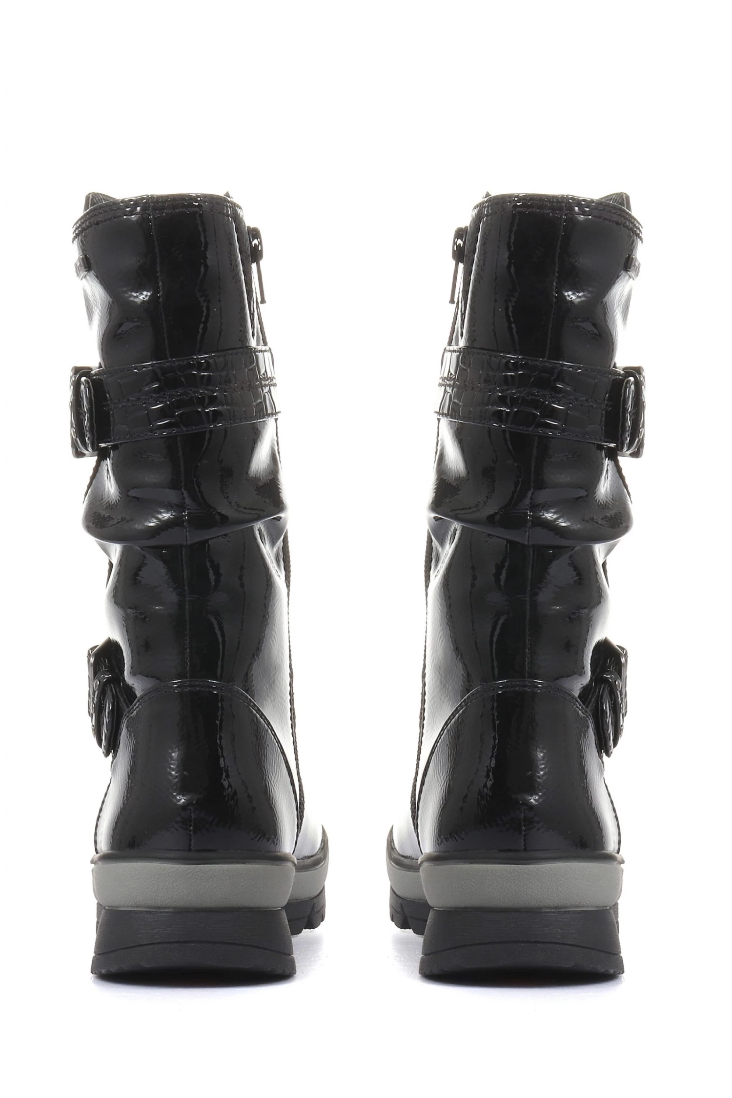 Pavers Ladies Black Boots 3 Pavers Ladies Black Boots - Image 3