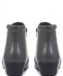 Pavers Grey Ladies Wide Fit Leather Ankle Boots -Pavers Sales Shop unnamed file 546 scaled