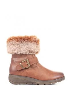 Pavers Brown Faux Fur Trimmed Ankle Boots 11 Pavers Brown Faux Fur Trimmed Ankle Boots -Pavers Sales Shop unnamed file 555