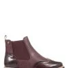 Pavers Ladies Brogue Chelsea Boots