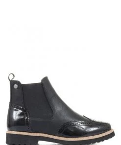 Pavers Black Ladies Brogue Chelsea Boots 11 Pavers Black Ladies Brogue Chelsea Boots -Pavers Sales Shop unnamed file 591